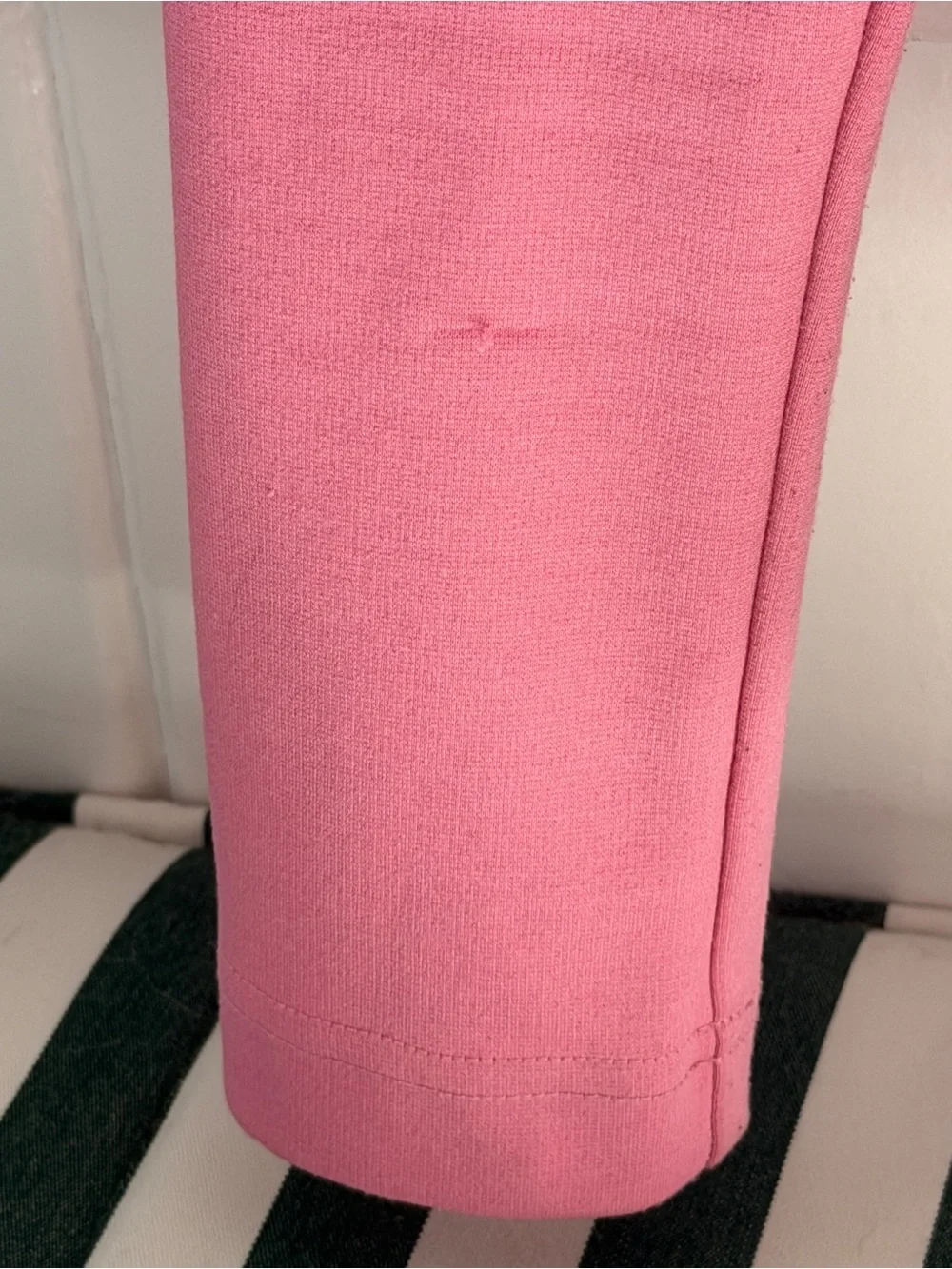 Sleeper Pink Square-Neck Long Sleeve Top